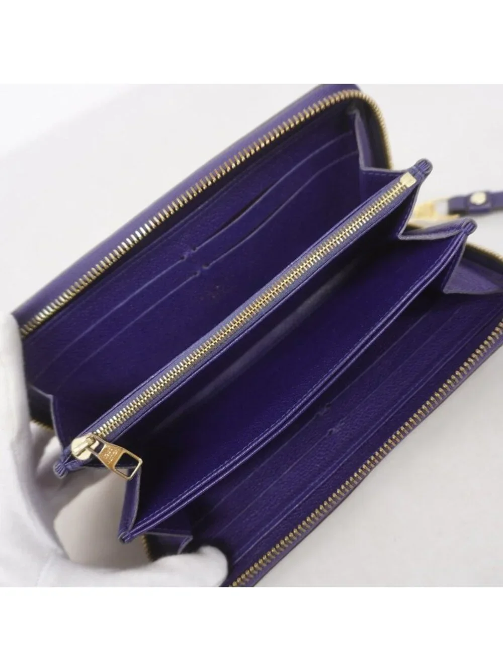 Louis Vuitton Wallet Monogram Empreinte Zippy Iris